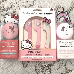 The Creme Shop Hello Kitty Dermaplane & 2 Macaron Lip Balms